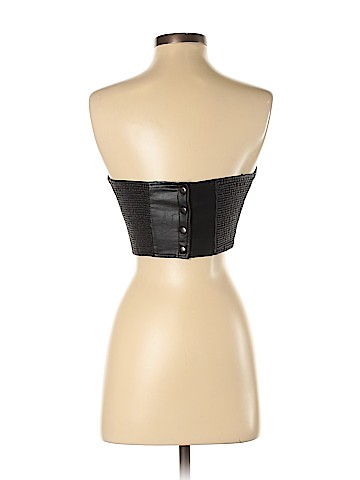 Forever 21 Faux Leather Top (view 2)