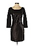 Diane von Furstenberg 100% Leather Black Casual Dress Size 2 - photo 1