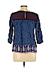 Lucky Brand 100% Rayon Blue Long Sleeve Blouse Size M - photo 2