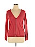 Lane Bryant 100% Cotton Red Cardigan Size 14 - 16 Plus - photo 1