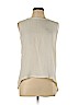 Left Coast by Dolan 100% Silk Ivory Sleeveless Silk Top Size XL - photo 1
