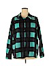 Riders by Lee 100% Polyester Blue Long Sleeve Button-Down Shirt Size 2X - photo 1