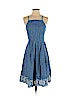 SO 100% Cotton Blue Casual Dress Size S - photo 1