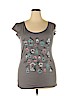 Threadless 100% Cotton Gray Short Sleeve T-Shirt Size XXL - photo 1