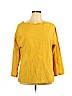 Misslook 100% Cotton Yellow Long Sleeve Blouse Size XL - photo 1