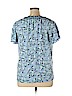 St. John's Bay Blue Short Sleeve Top Size XL - photo 2