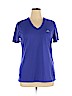 Adidas 100% Polyester Blue Active T-Shirt Size XL - photo 1
