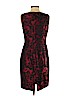 Carmen Marc Valvo 100% Polyester Red Cocktail Dress Size 4 - photo 2