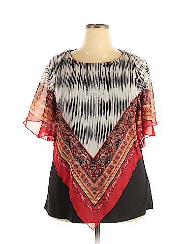 B.l.e.u. 3/4 Sleeve Blouse (view 1)