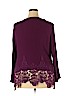 Cato 100% Rayon Purple 3/4 Sleeve Top Size 26 - 28 - photo 2