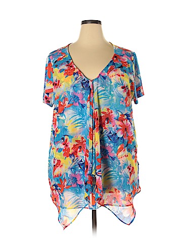 NY Collection Short Sleeve Top (view 1)