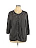 Cj Banks 100% Cotton Gray Cardigan Size 1X - photo 1