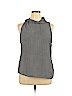 Laundry by Shelli Segal 100% Polyester Black Sleeveless Blouse Size 14 - photo 1