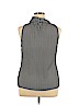 Laundry by Shelli Segal 100% Polyester Black Sleeveless Blouse Size 14 - photo 2