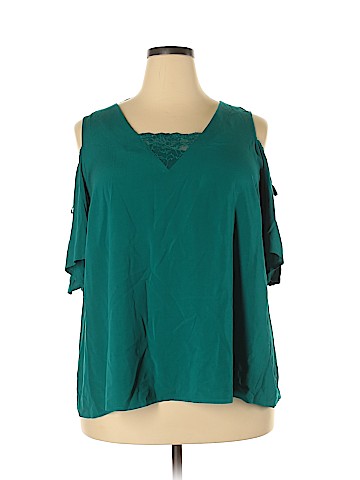 Lane Bryant Short Sleeve Blouse (view 1)