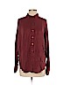 Free People 100% Rayon Burgundy Long Sleeve Button-Down Shirt Size S (petite) - photo 1