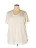 Ava & Viv White Short Sleeve T-Shirt Size 2X - photo 1