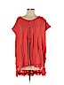 Free People Orange Short Sleeve Top Size S (petite) - photo 1