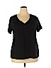 INC International Concepts Black Short Sleeve T-Shirt Size 2X - photo 1