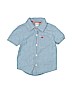 Carter's 100% Cotton Blue Short Sleeve Button-Down Shirt Size 2T - photo 1