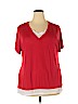 Avenue Red Short Sleeve T-Shirt Size 18 - 20 Plus - photo 1