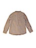 Zara Kids 100% Cotton Checkered-gingham Tan Long Sleeve Button-Down Shirt Size 9 - 10 - photo 2