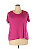 Avenue 100% Cotton Pink Short Sleeve T-Shirt Size 22 - 24 Plus - photo 1