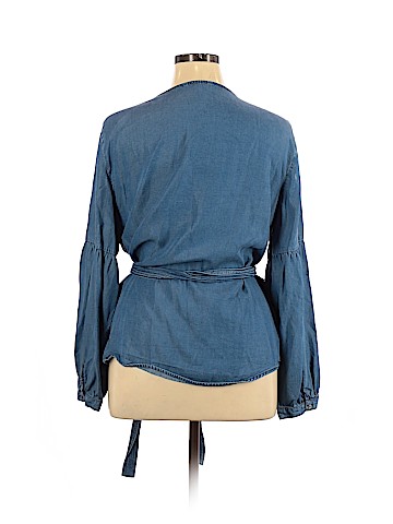 Ann Taylor LOFT Long Sleeve Button-Down Shirt (view 2)