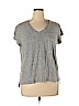 Free Press Gray Short Sleeve Top Size XL - photo 1