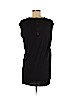 Zara 100% Polyester Black Short Sleeve Top Size M - photo 2