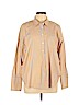 Joie 100% Cotton Yellow Long Sleeve Button-Down Shirt Size L - photo 1