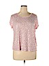 DressBarn 100% Rayon Pink Short Sleeve Top Size 1X - photo 1