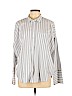 Joie 100% Cotton Blue Long Sleeve Button-Down Shirt Size L - photo 1
