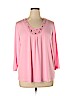 Susan Graver Pink 3/4 Sleeve Top Size XL - photo 1