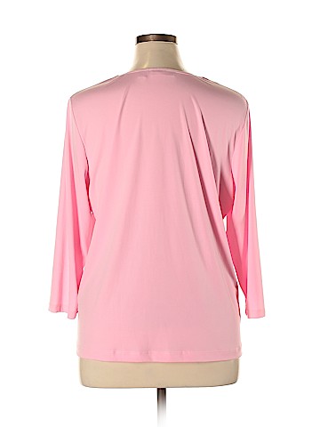 Susan Graver 3/4 Sleeve Top (view 2)