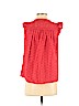 Madewell Red Sleeveless Button-Down Shirt Size XS - photo 2