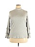 1.State Gray Long Sleeve Top Size 2X - photo 1