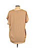 Forever 21 100% Polyester Tan Short Sleeve Blouse Size L - photo 2