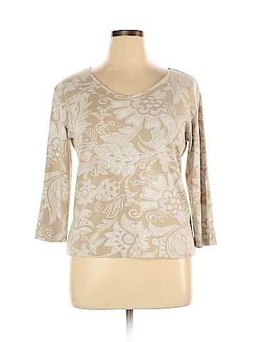 Chico's 3/4 Sleeve T-Shirt (view 1)