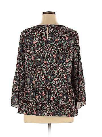 J. Crew Factory Store Long Sleeve Blouse (view 2)