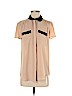 HD in Paris Tan Short Sleeve Blouse Size 0 - photo 1