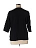 Quacker Factory 100% Cotton Black 3/4 Sleeve Top Size 1X - photo 2