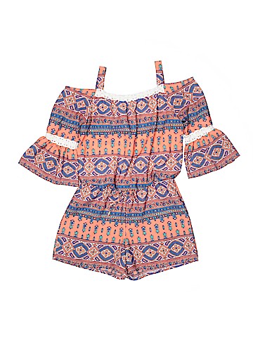 Sequin Hearts Romper (view 1)