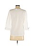 Talbots 100% Cotton White 3/4 Sleeve Blouse Size P (petite) - photo 2