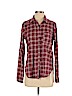 Hollister Burgundy Long Sleeve Button-Down Shirt Size S - photo 1