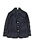 Assorted Brands 100% Polyester Solid Blue Blazer Size 10 - photo 1