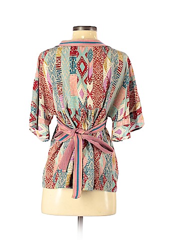 Plenty By Tracy Reese Short Sleeve Silk Top (view 2)