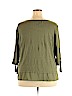 Sanctuary 100% Linen Green Long Sleeve Top Size 3X - photo 2