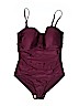 Merona Burgundy One Piece Swimsuit Size XL - photo 1