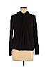 Eileen Fisher Black Zip Up Hoodie Size M (petite) - photo 1
